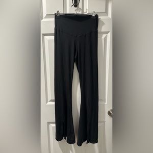 Offline by Aerie Real Me Xtra High Waisted Split Flare - Black, Large